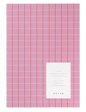 Notem Studio Vita Notebook Medium, Rose Grid
