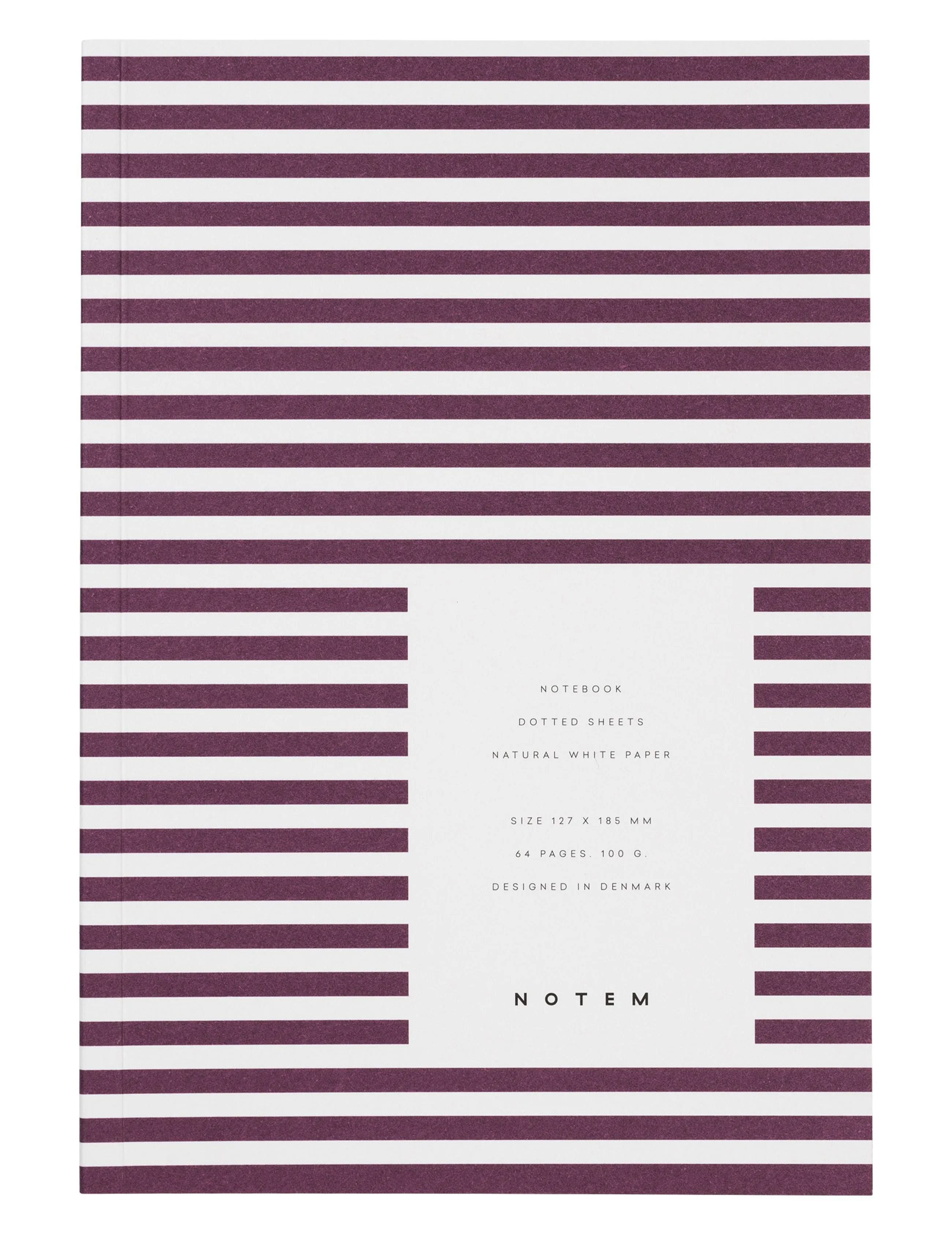 Notem Studio Vita Notebook Small, Bordeaux