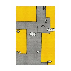 Qeeboo Dog Rug 200x300 Cm, Yellow