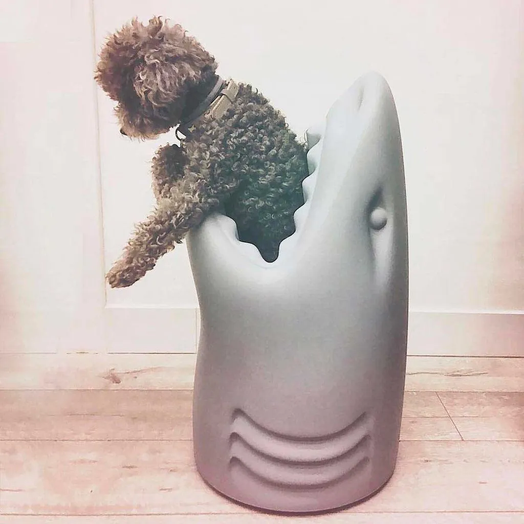 Qeeboo Killer Umbrella Stand By Studio Job, Blue Denim