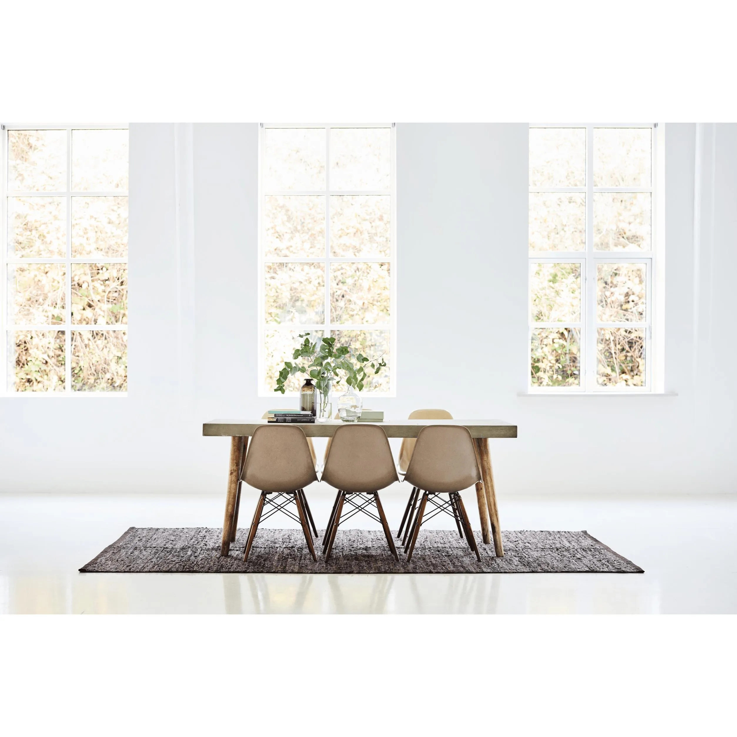 Rug Solid Leather Carpet Choco, 200 X 300 Cm