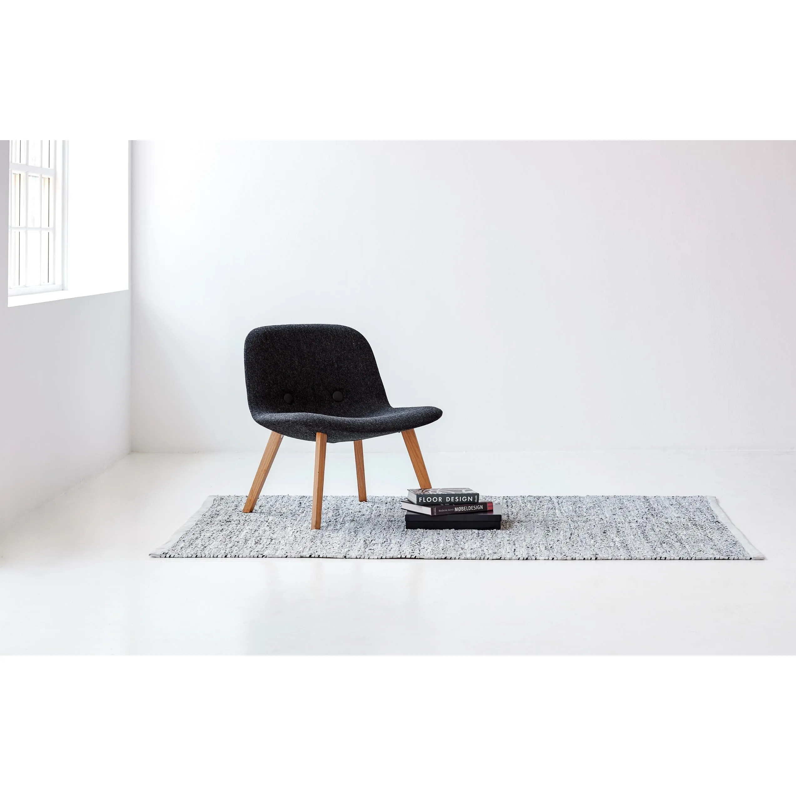 Rug Solid Leather Rug Light Grey, 170 X 240 Cm