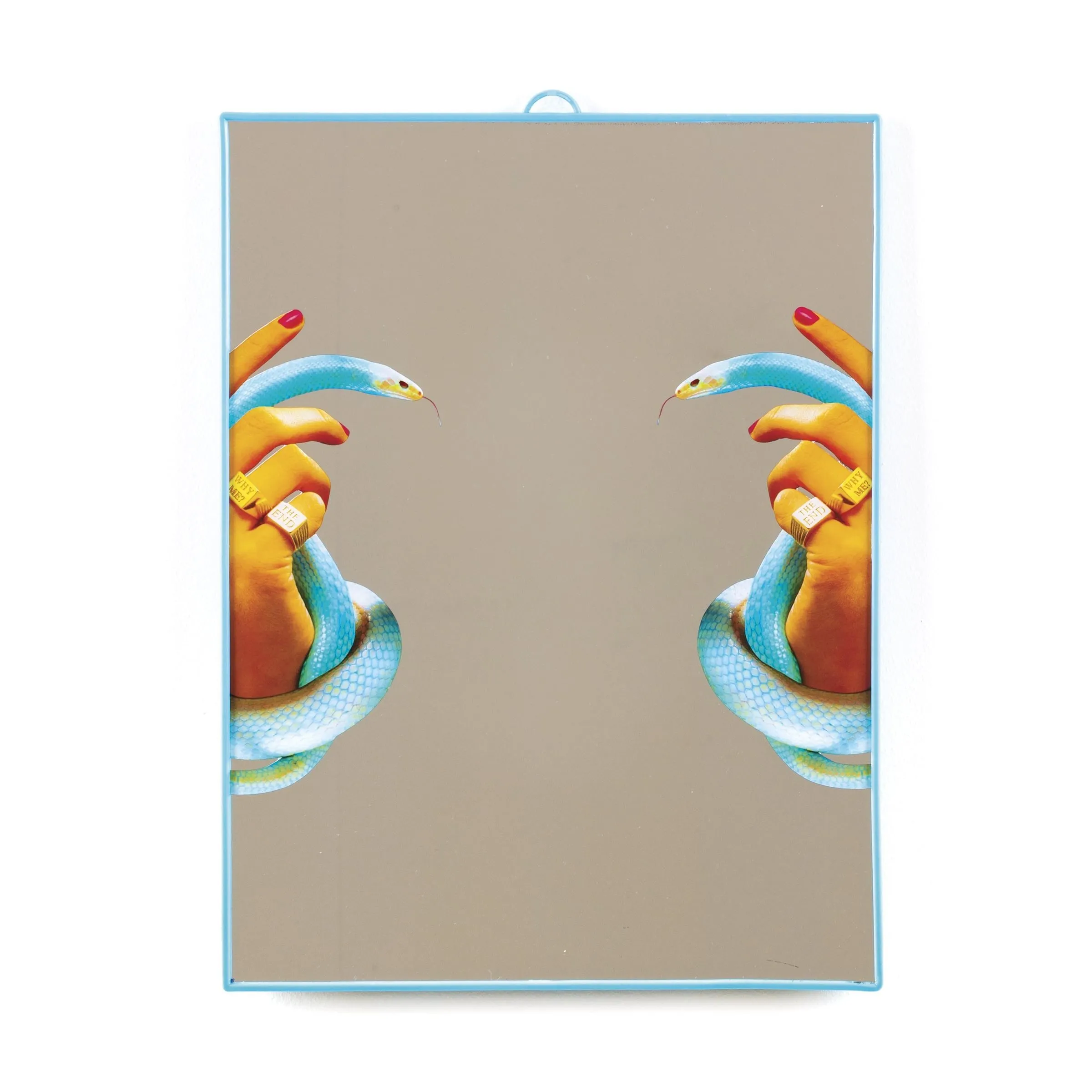 Seletti Toiletpaper Mirror Large, Hands With Snakes