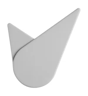 Stelton Birdie Wall Clock, Light Grey
