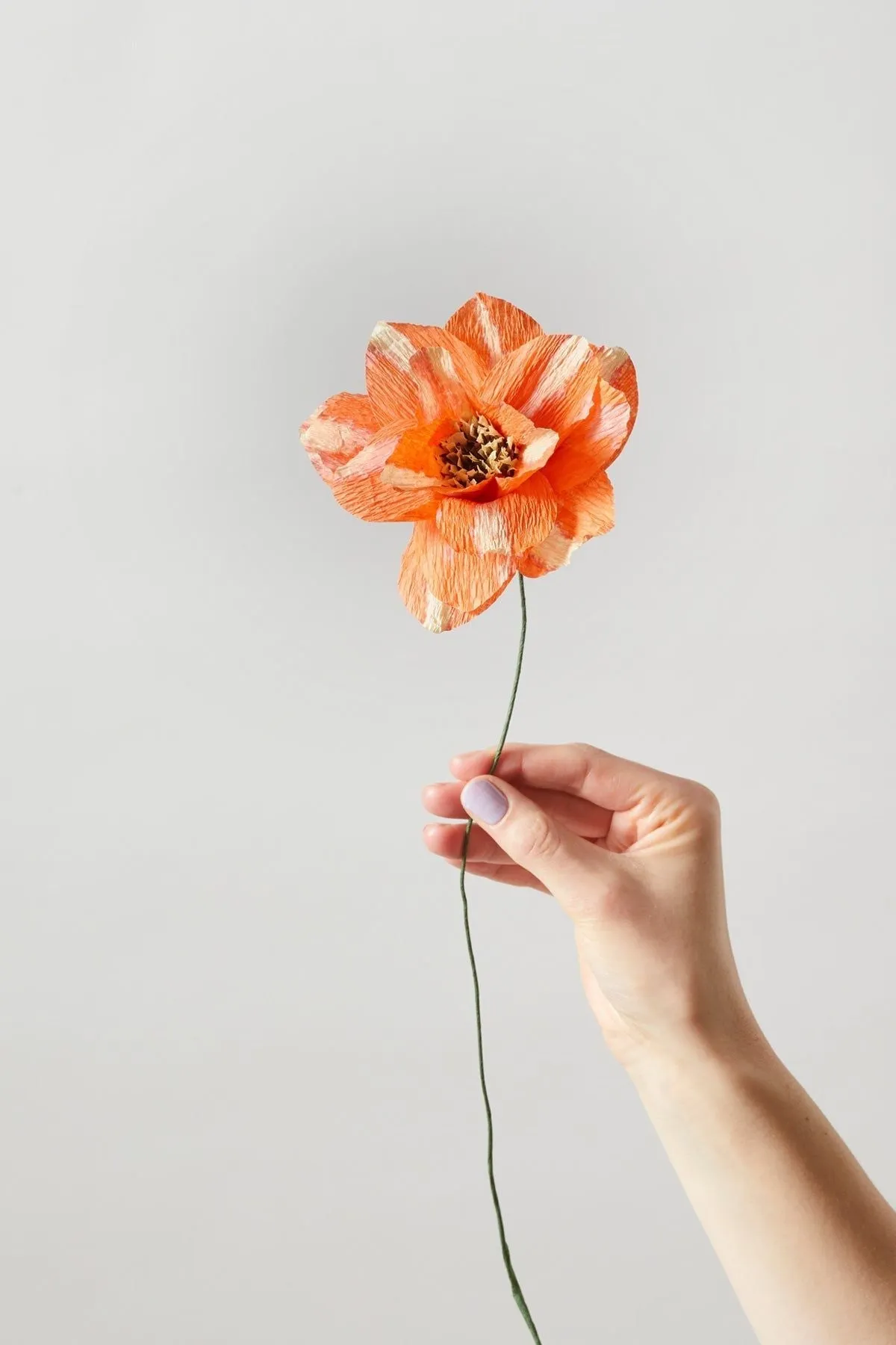 Studio About Paper Flower Dahlia, Red