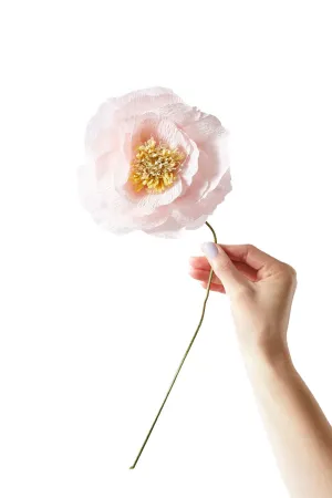 Studio About Paper Flower Ice Poppy, Rose