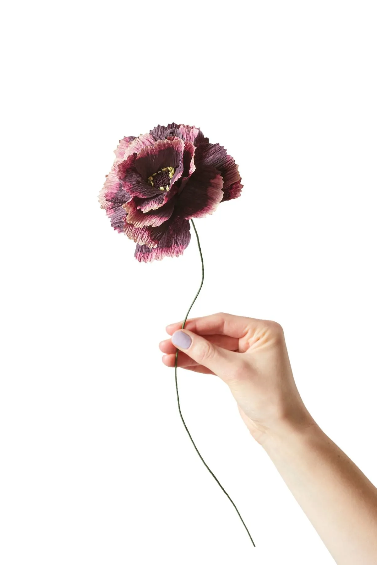 Studio About Paper Flower Peony, Aubergine