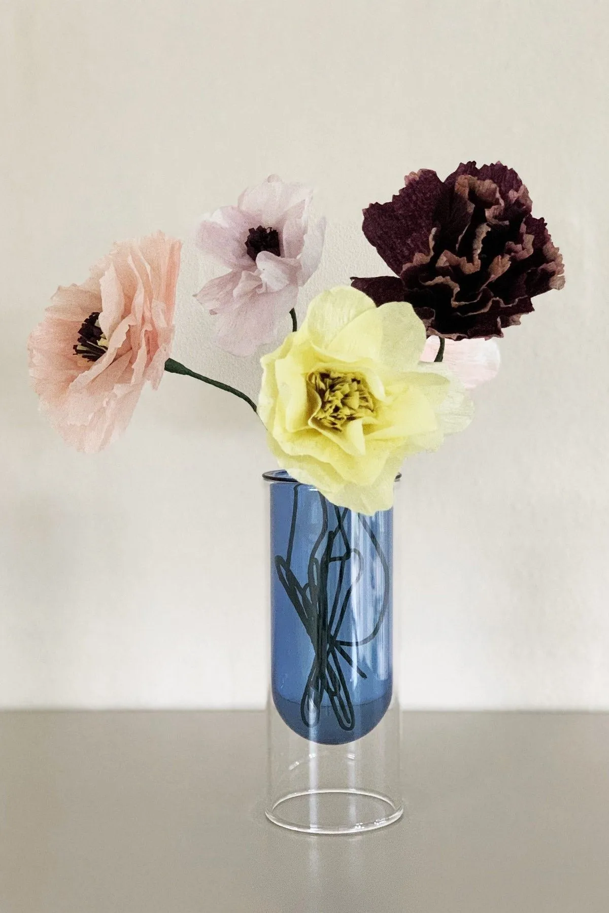 Studio About Paper Flower Peony, Aubergine