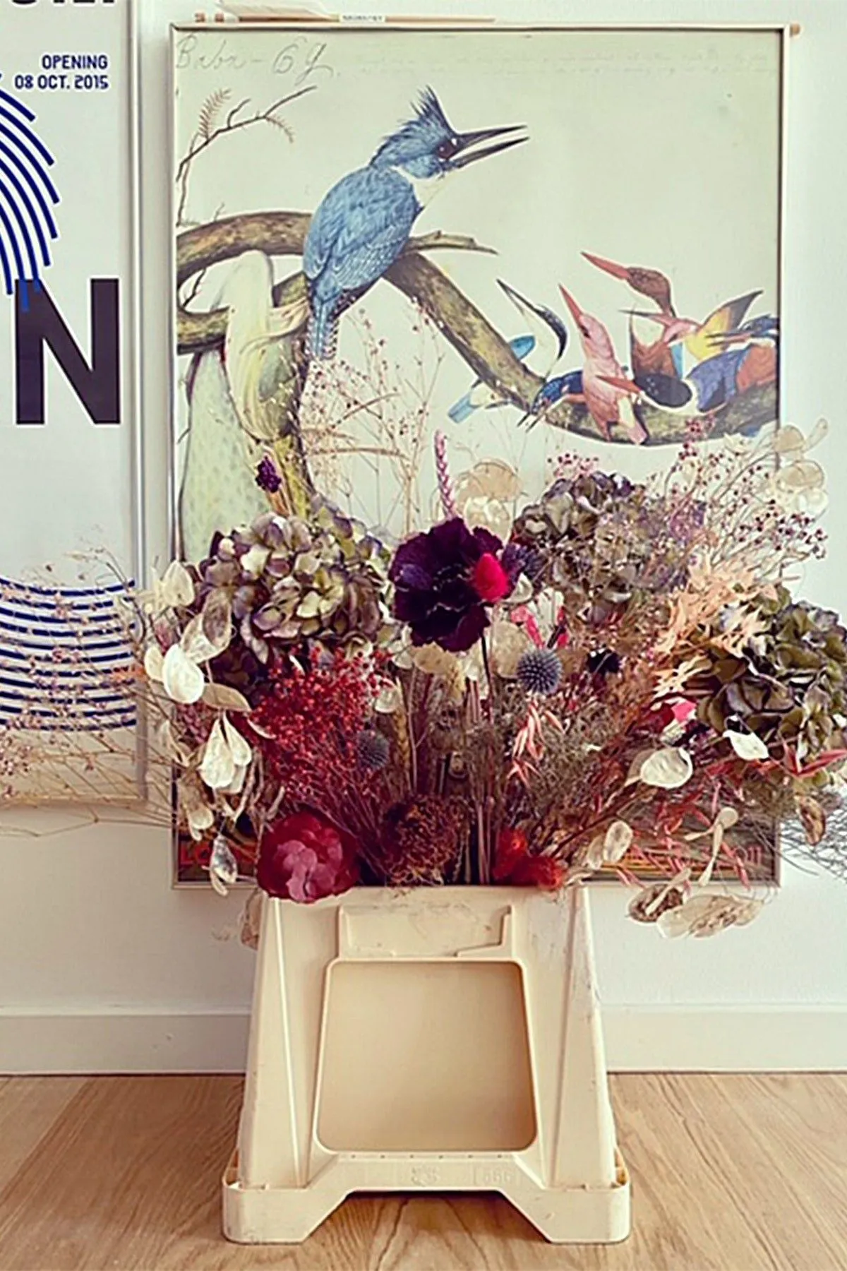 Studio About Paper Flower Peony, Aubergine