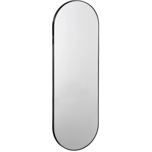 Villa Collection Mirror 90x30 Cm, Black