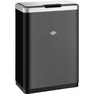 Wesco I.Master Double With Sensor 2x20 Litres, Black Matt