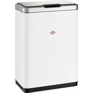 Wesco I.Master Double With Sensor 2x20 Litres, White Matt