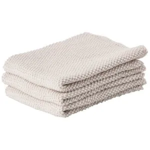Zone Denmark Cleaning Cloths Warm Grey, 3 Pcs.