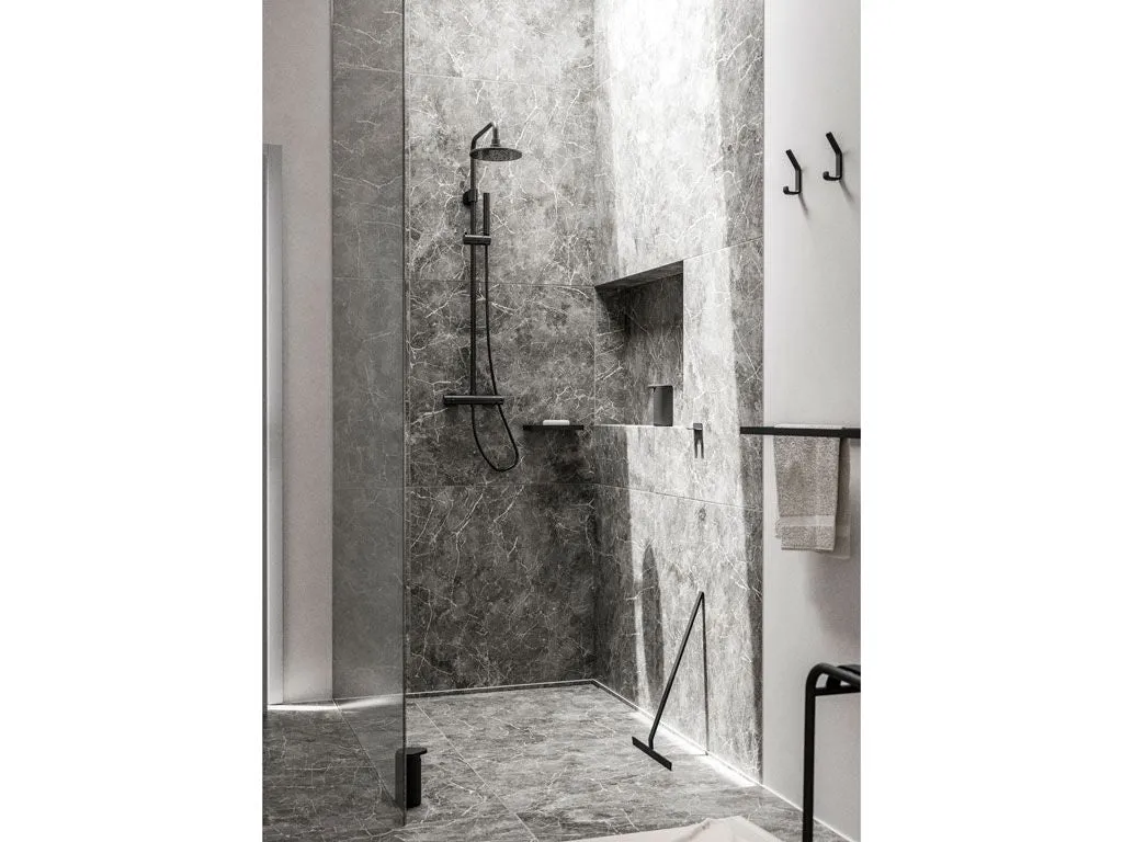 Zone Denmark Rim Towel Rail Double 70x12,5 Cm, Black