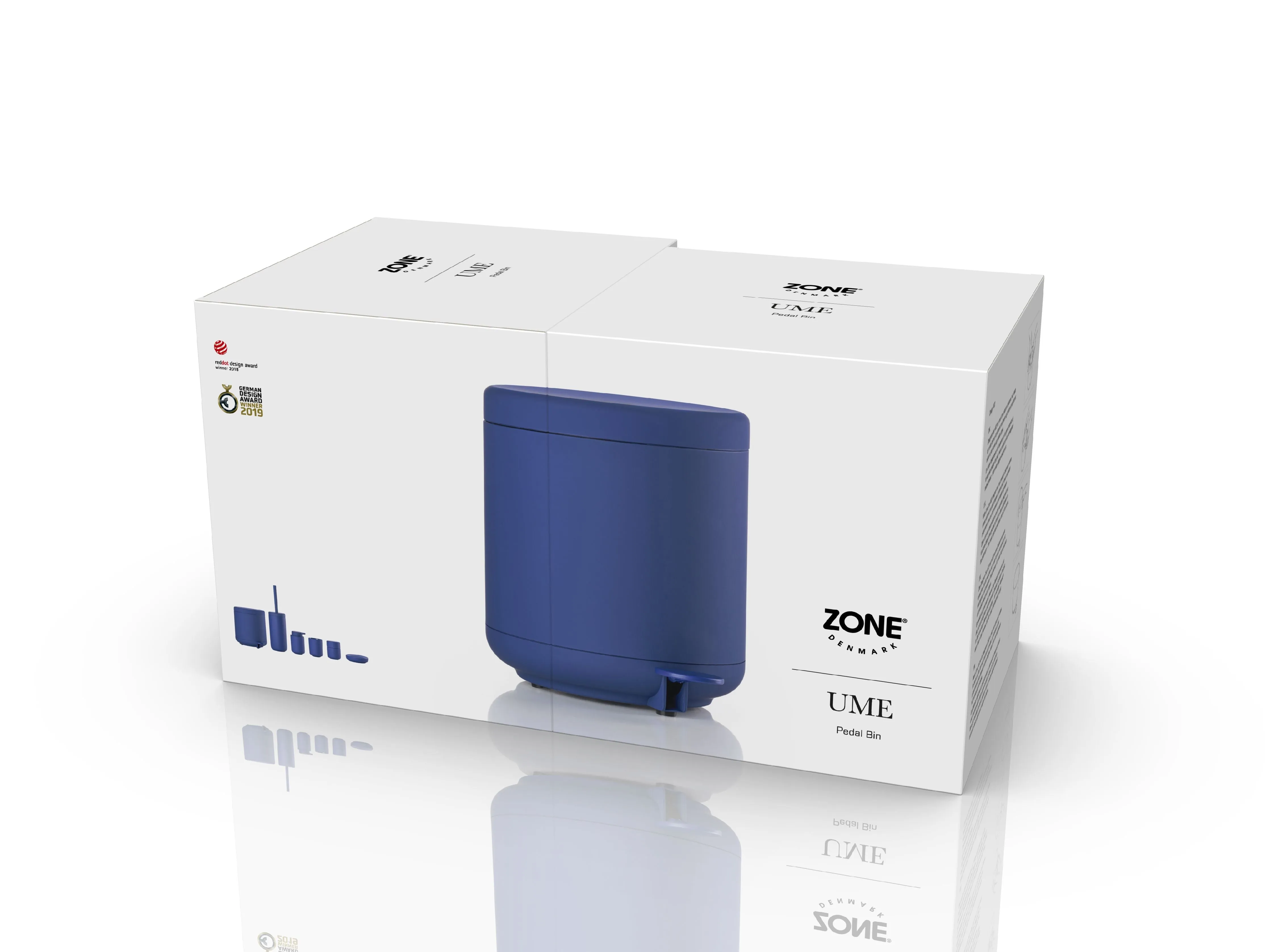 Zone Denmark Ume Pedal Bin 4 Liter, Indigo Blue